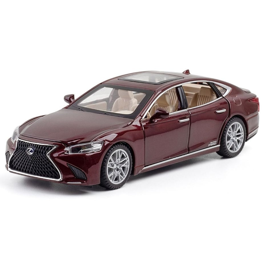 1:32 Lexus 2017 LS500 XF50 Burgundy Die Cast Model Car