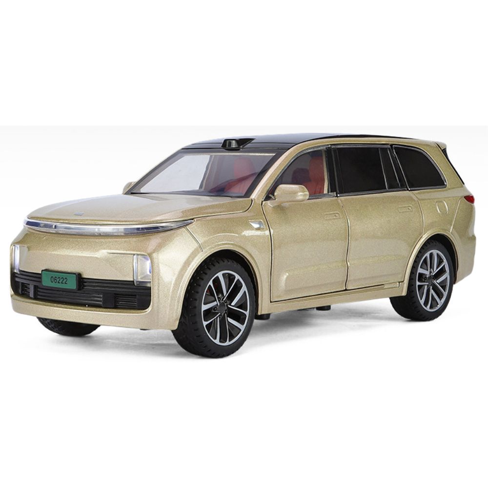 1:24 Li Auto 2022 Li L9 Gold Die Cast Model Car