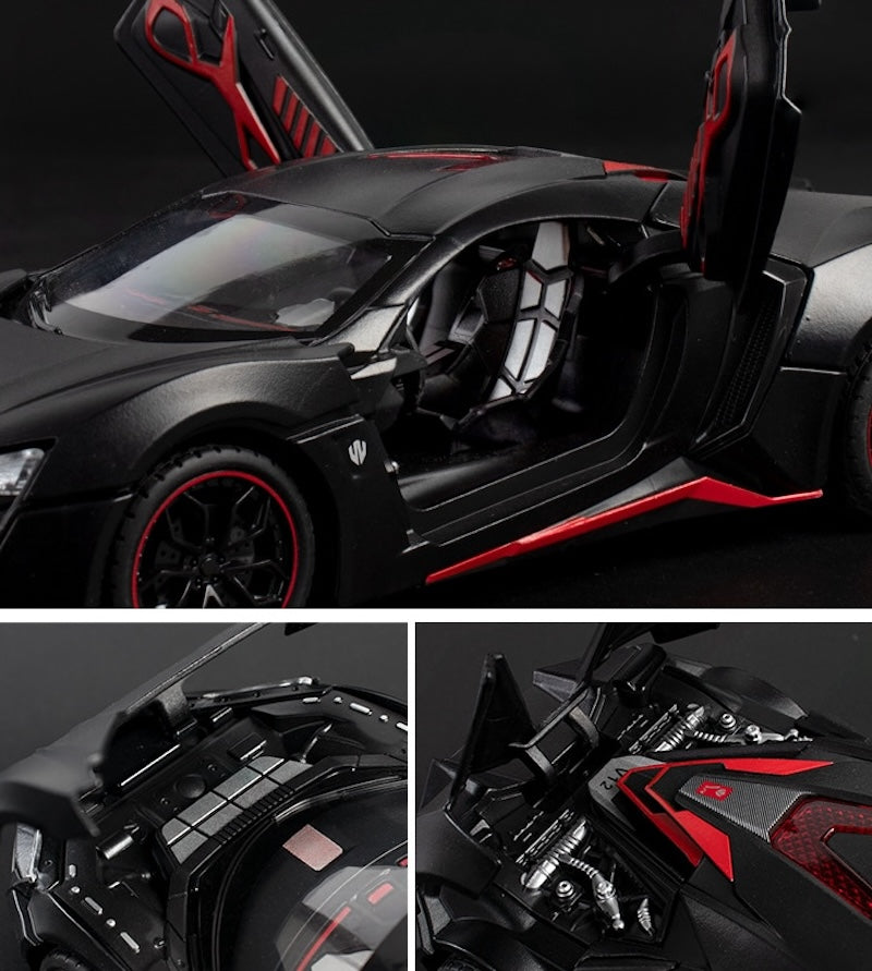 1:24 Lykan 2012 HyperSport Die Cast Model Car