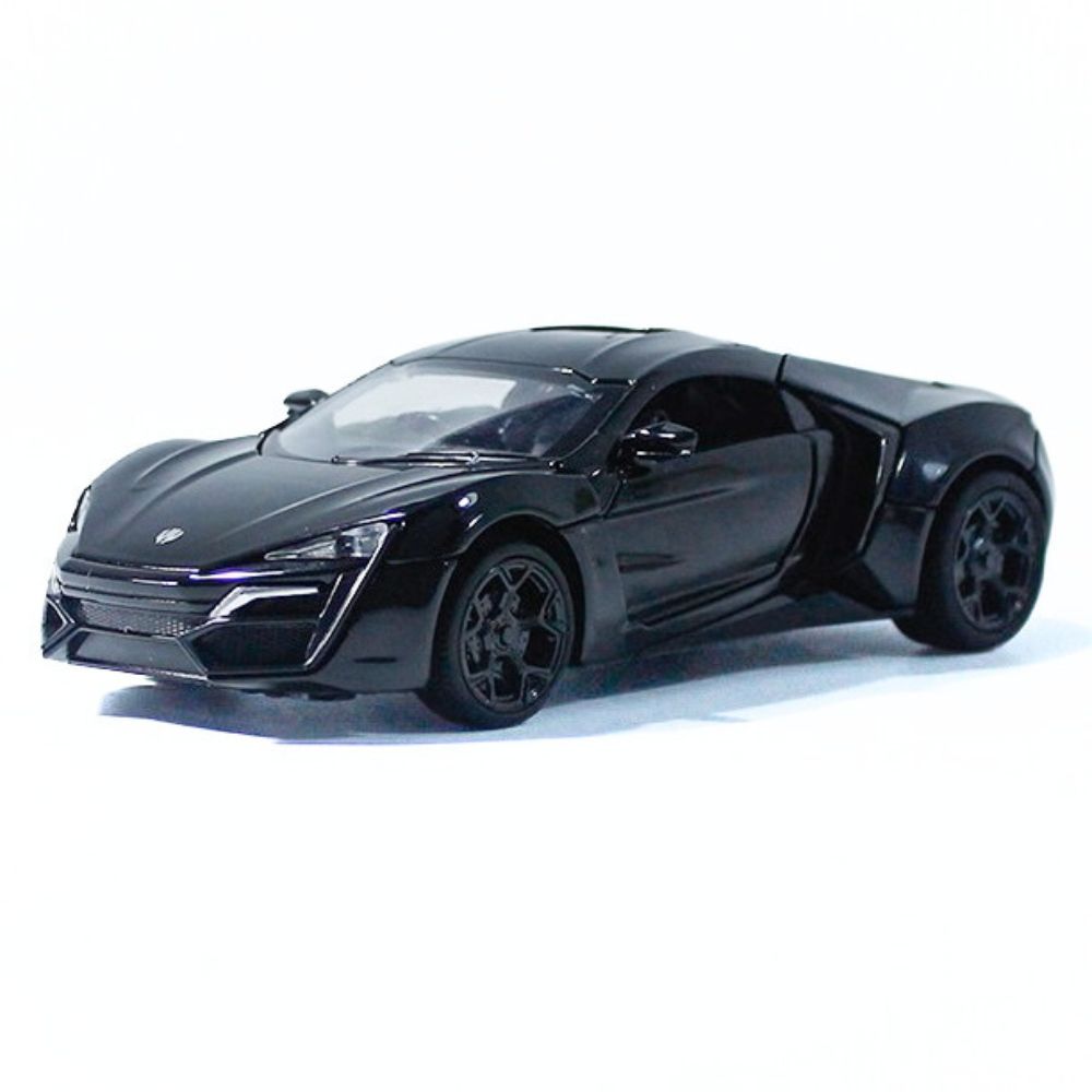 1:32 Lykan 2012 HyperSport Black Die Cast Model Car