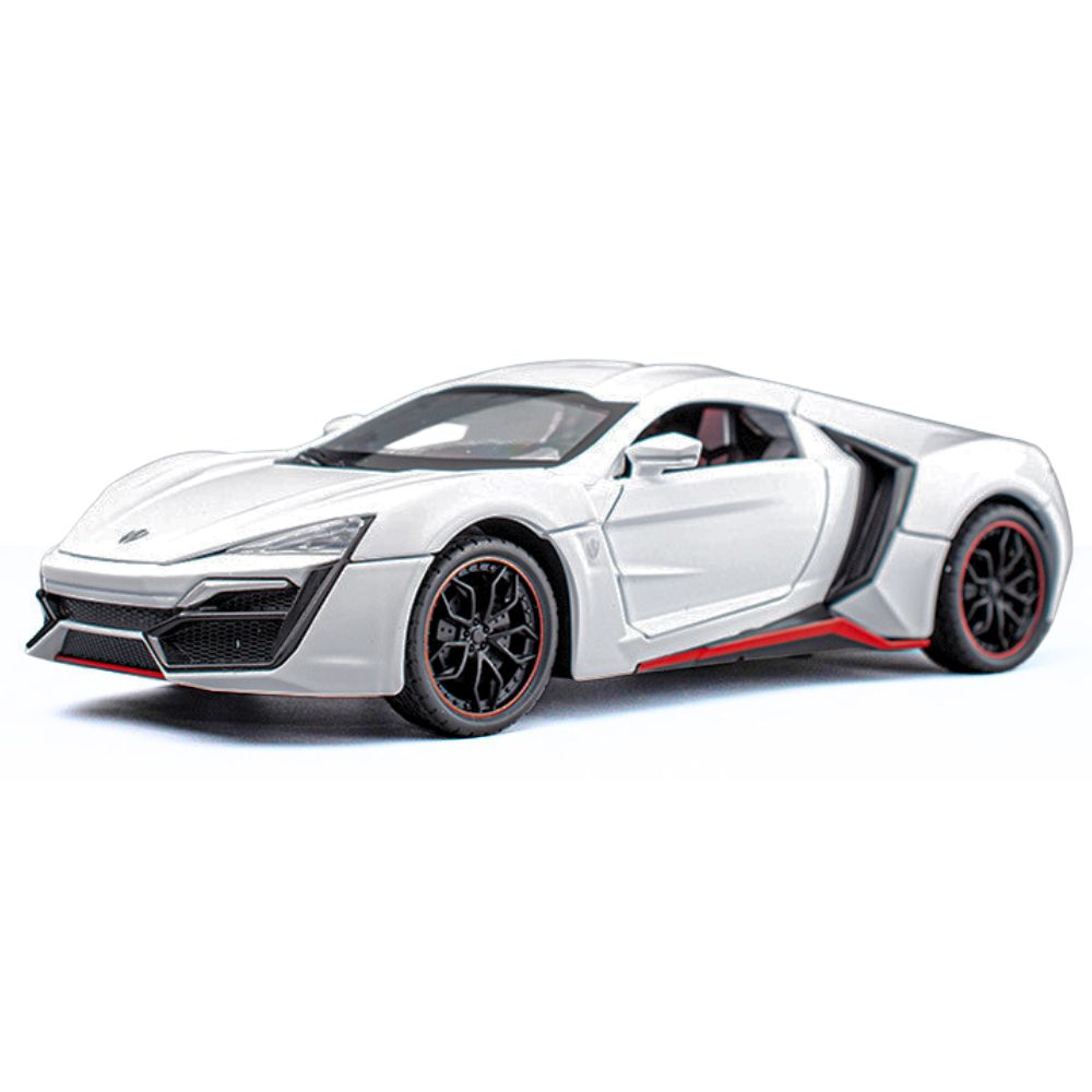 1:24 Lykan 2012 HyperSport White Die Cast Model Car