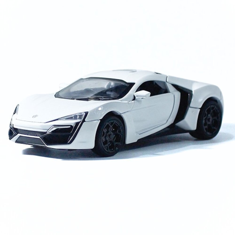 1:32 Lykan 2012 HyperSport White Die Cast Model Car