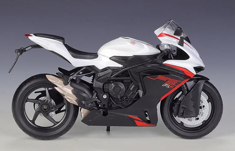 1:12 MV Agusta 2022 F3 RR White Motorcycle Model