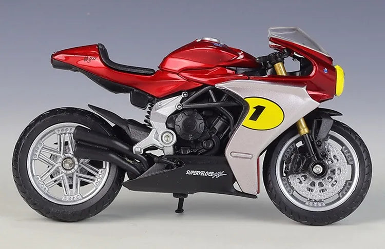 1:18 MV Agusta 2022 Superveloce AGO Motorcycle Model