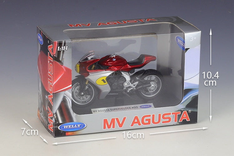 1:18 MV Agusta 2022 Superveloce AGO Motorcycle Model