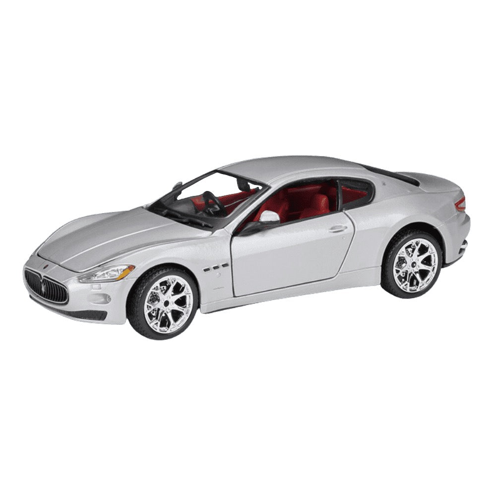 1:24 Maserati 2008 Gran Turismo Silver Die Cast Model Car