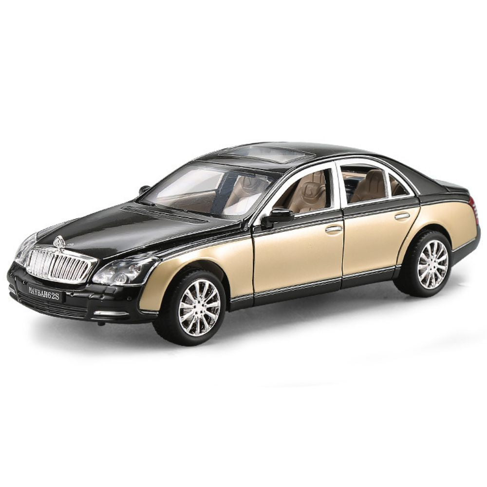 1:24 Mercedes-Maybach 2002 62S Gold Die Cast Model Car