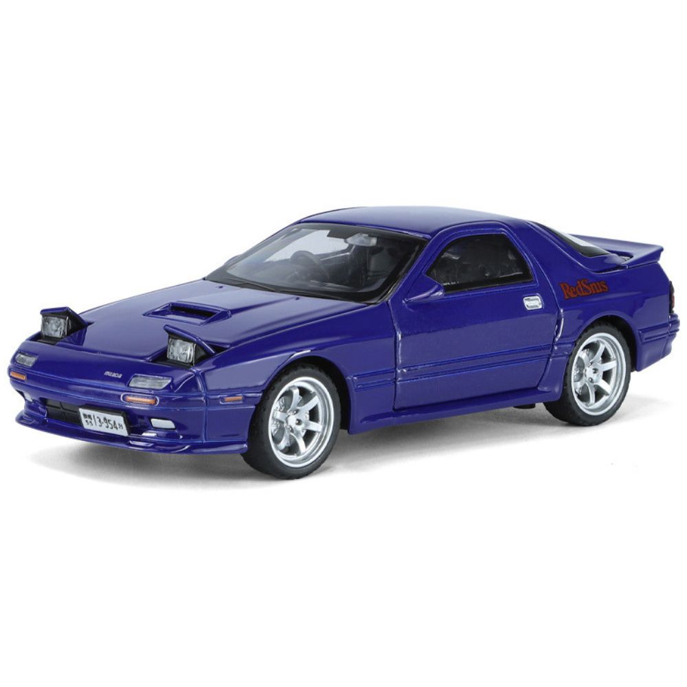 1:32 Mazda 1985 RX-7 Blue Die Cast Model Car