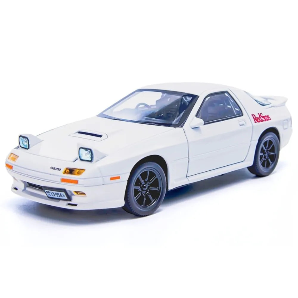 1:24 Mazda 1985 RX-7 White Die Cast Model Car