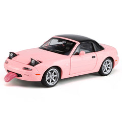 1:32 Mazda 1989 MX-5 Pink Die Cast Model Car