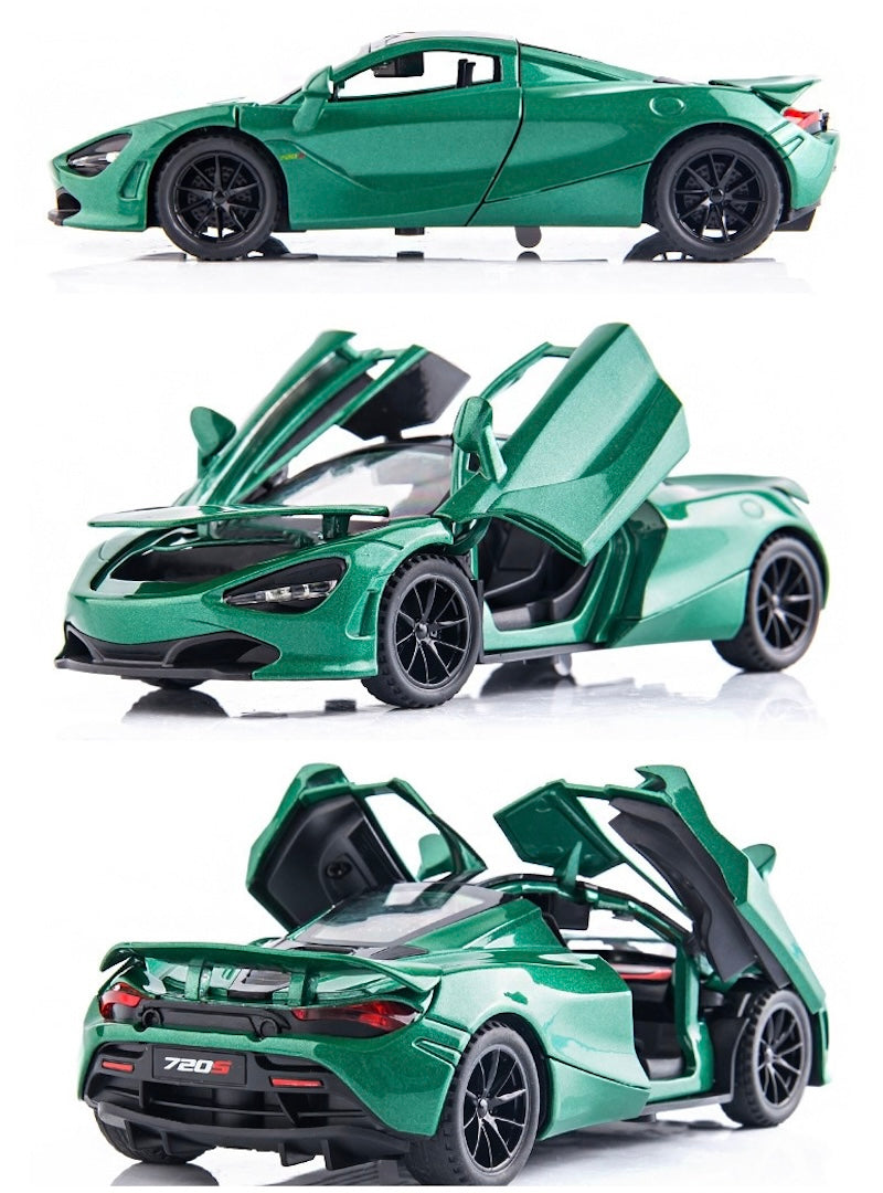 1:32 McLaren 2017 720S Green Die Cast Model Car