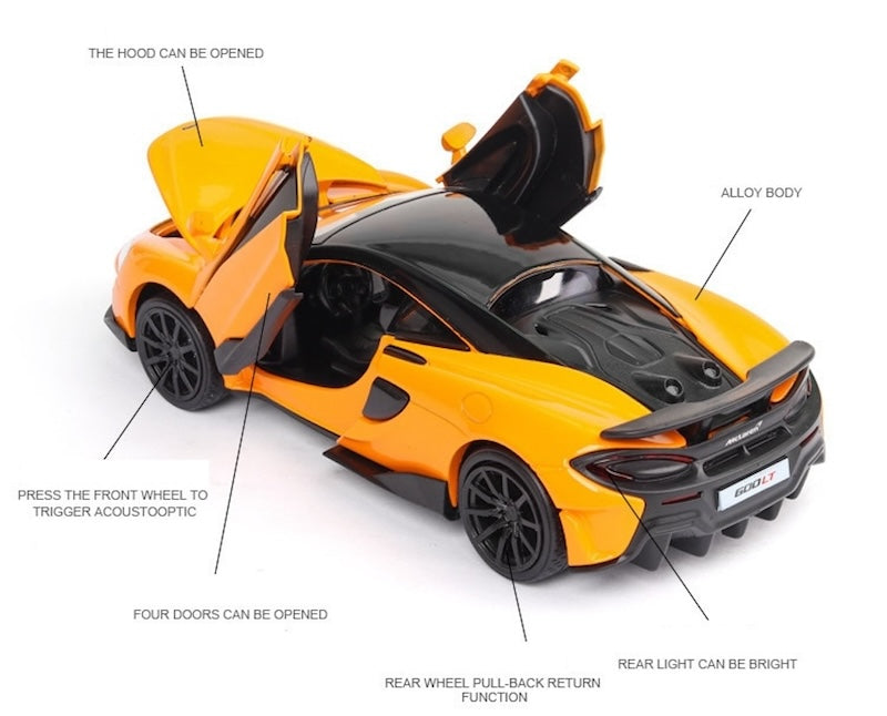 1:32 McLaren 2018 600LT Die Cast Model Car