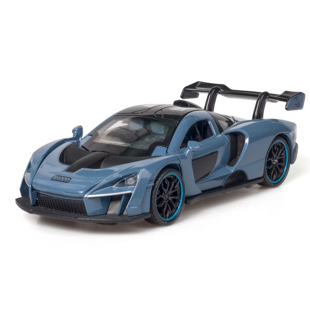 1:32 McLaren 2018 Senna Blue Die Cast Model Car