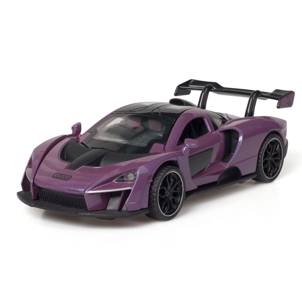 1:32 McLaren 2018 Senna Purple Die Cast Model Car