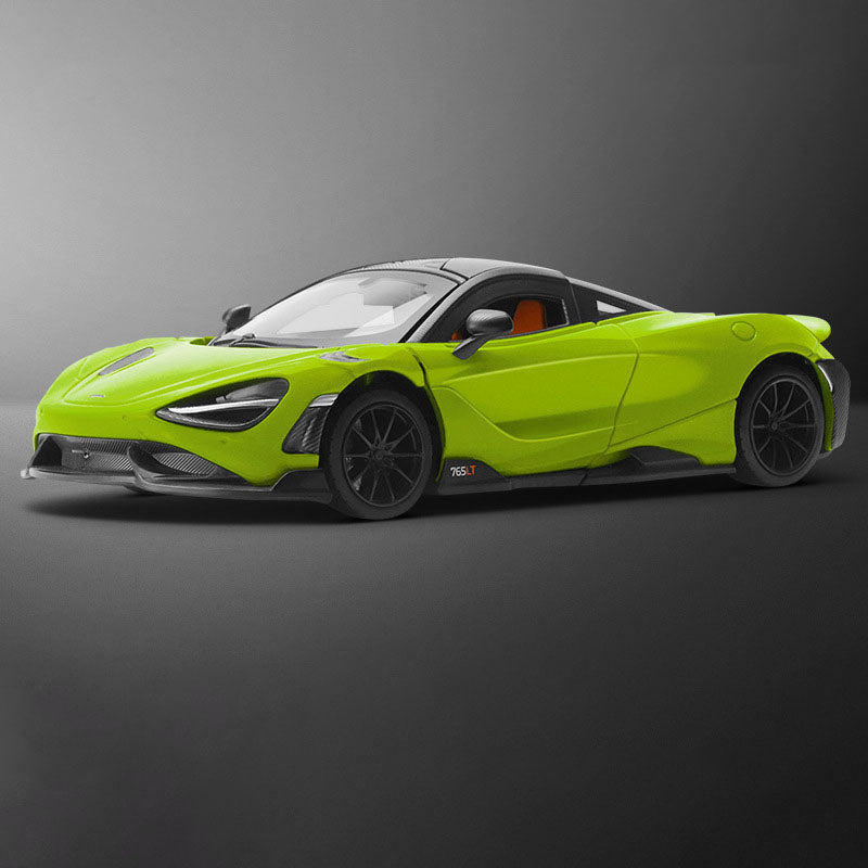 1:24 McLaren 2021 765LT Green Die Cast Model Car