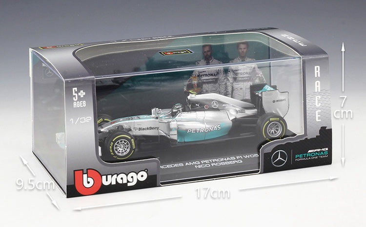 1:32 Mercedes-AMG 2014 F1 Petronas W05 Hybrid Formula 1 Model Car