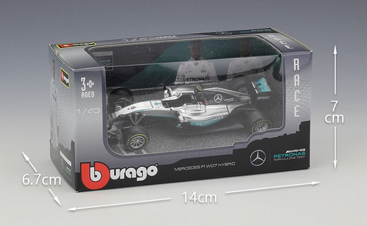 1:43 Mercedes-AMG 2016 F1 W07 Hybrid Formula 1 Model Car