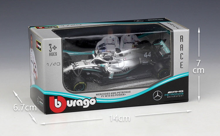 1:43 Mercedes-AMG 2019 F1 Petronas W10 Formula 1 Model Car