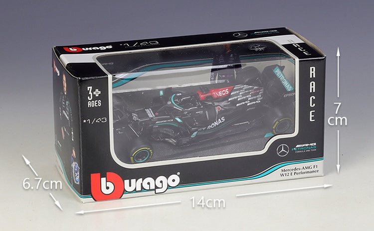 1:43 Mercedes-AMG 2021 F1 W12 E Performance Formula 1 Model Car