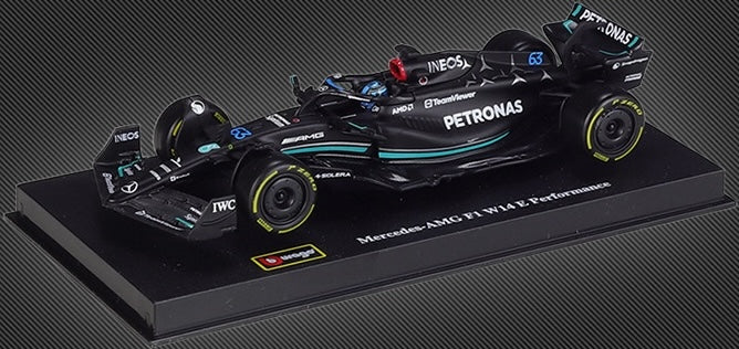 1:43 Mercedes-AMG 2023 F1 W14 E Performance #63