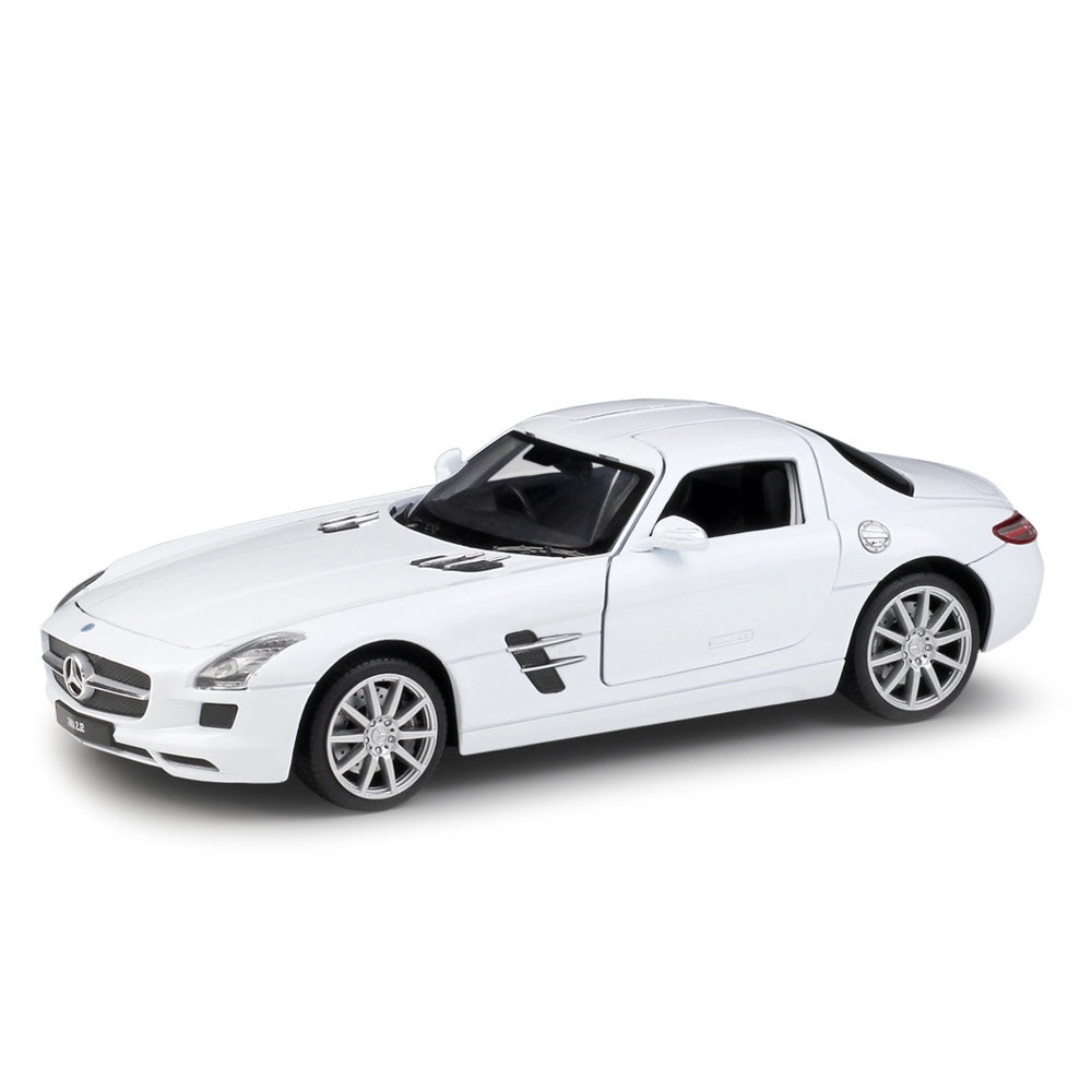 1:24 Mercedes-AMG 2010 SLS White Die Cast Model Car