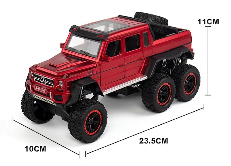 1:24 Mercedes-AMG 2013 G63 6x6 Off Road Die Cast Model Car