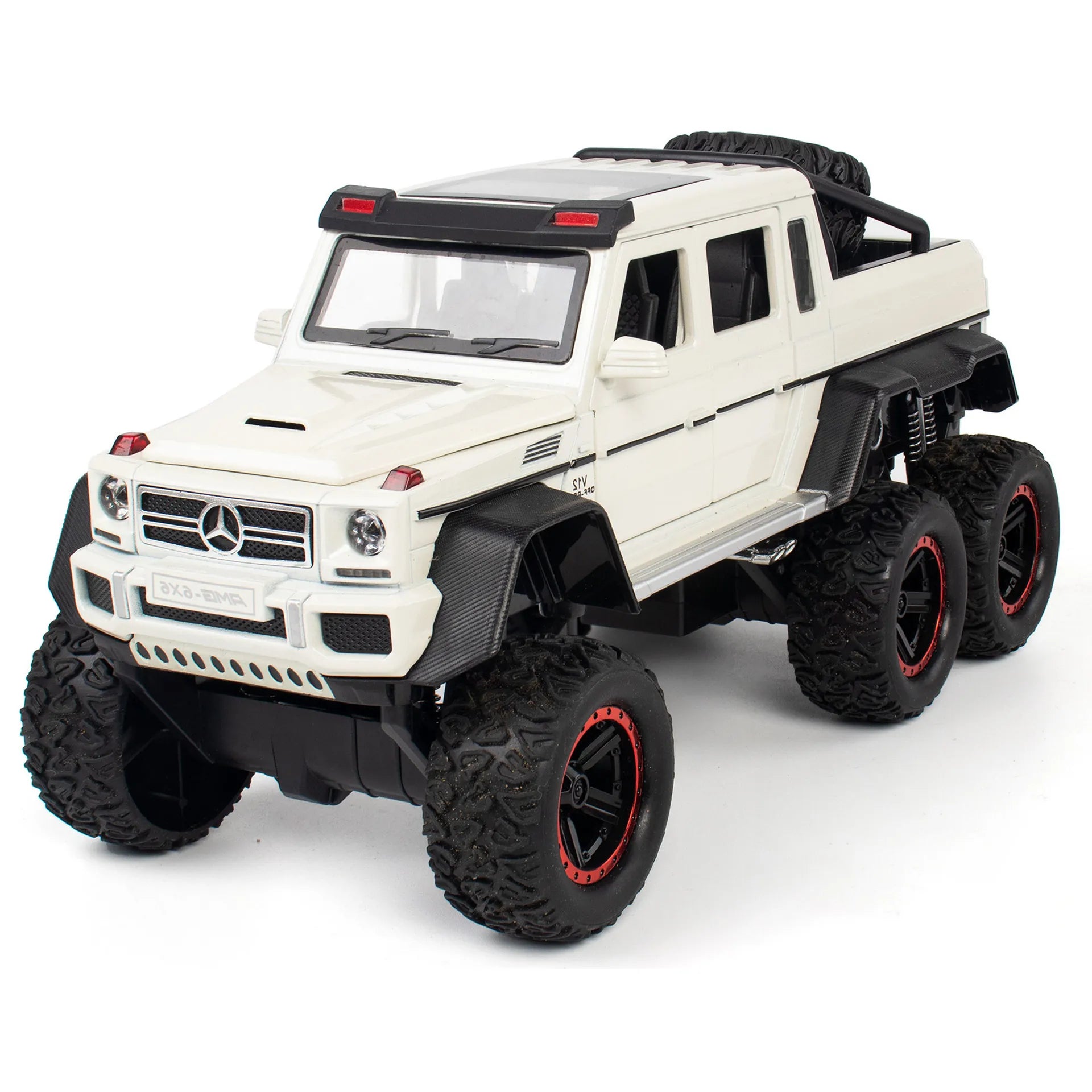 1:24 Mercedes-AMG 2013 G63 6x6 Off Road white Die Cast Model Car