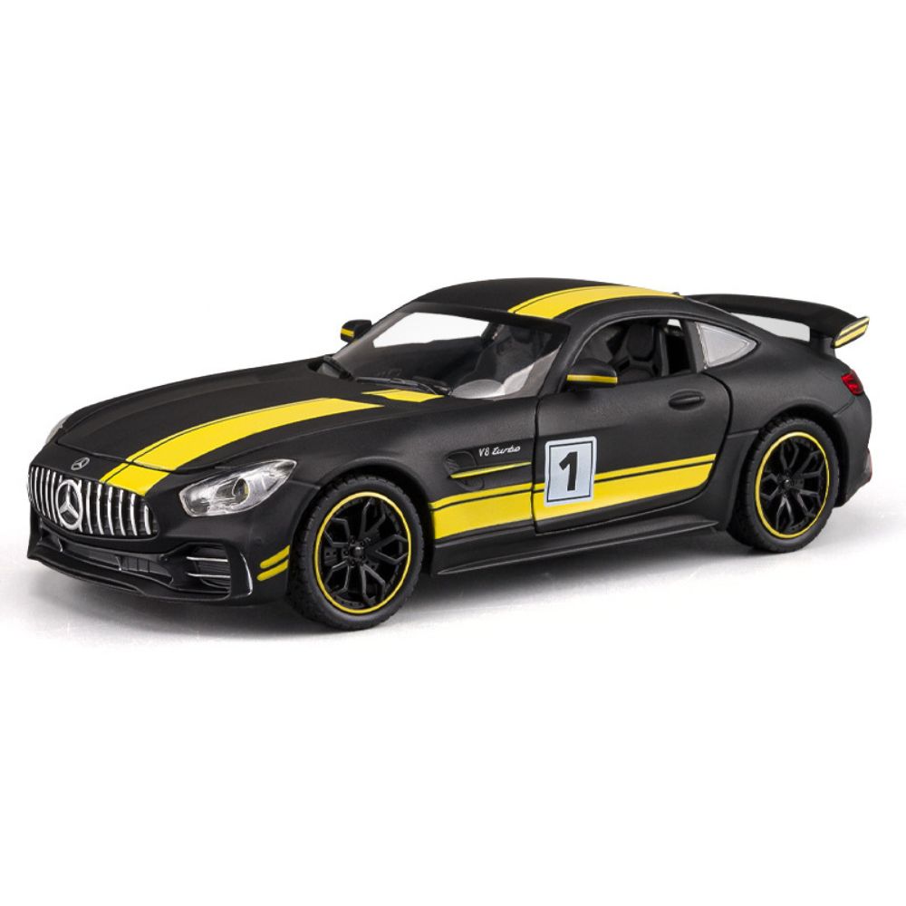 1:24 Mercedes-AMG 2018 GT R Black Die Cast Model Car