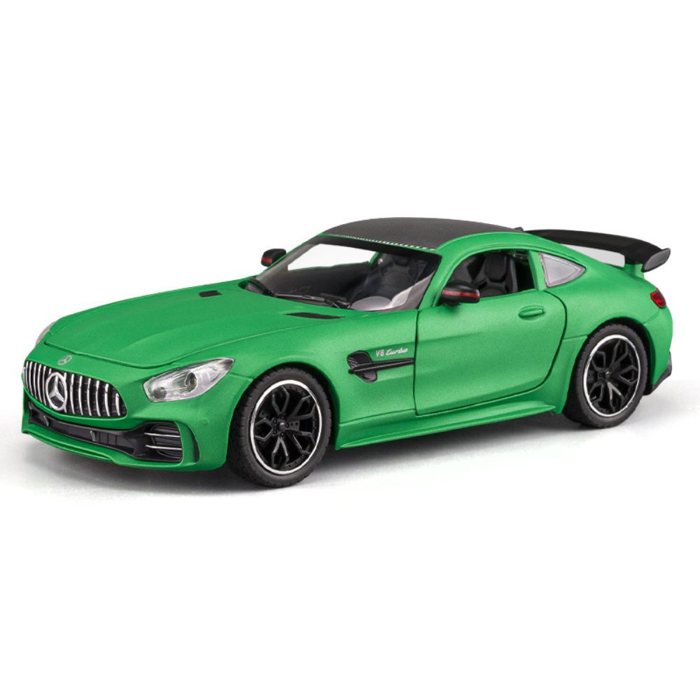 1:24 Mercedes-AMG 2018 GT R Green Die Cast Model Car