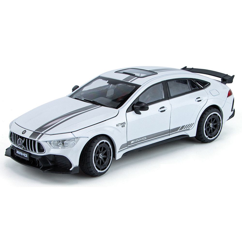 1:24 Mercedes-AMG 2018 GT63 4MATIC+ White Die Cast Model Car