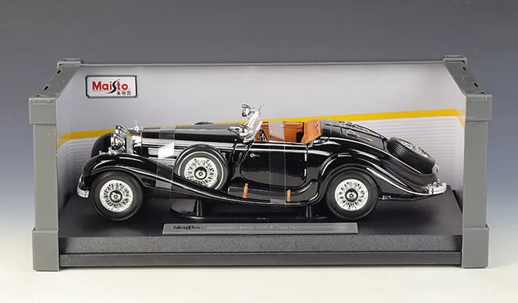 1:18 Mercedes-Benz 1936 500K Special Roadster Die Cast Model Car