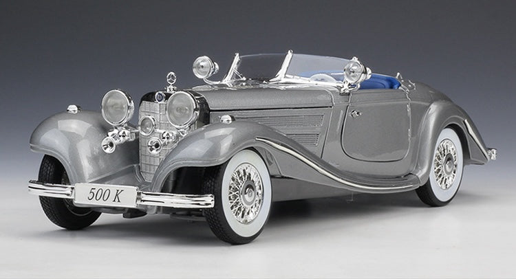 1:18 Mercedes-Benz 1936 500K Special Roadster Die Cast Model Car