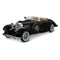 1:18 Mercedes-Benz 1936 500K Special Roadster Black Die Cast Model Car