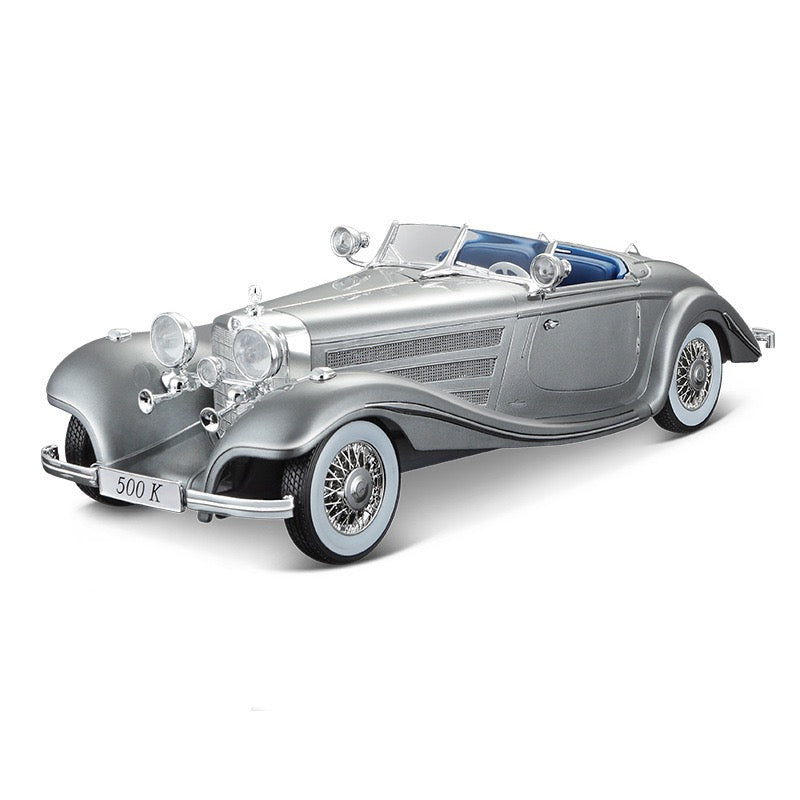 1:18 Mercedes-Benz 1936 500K Special Roadster Die Cast Model Car