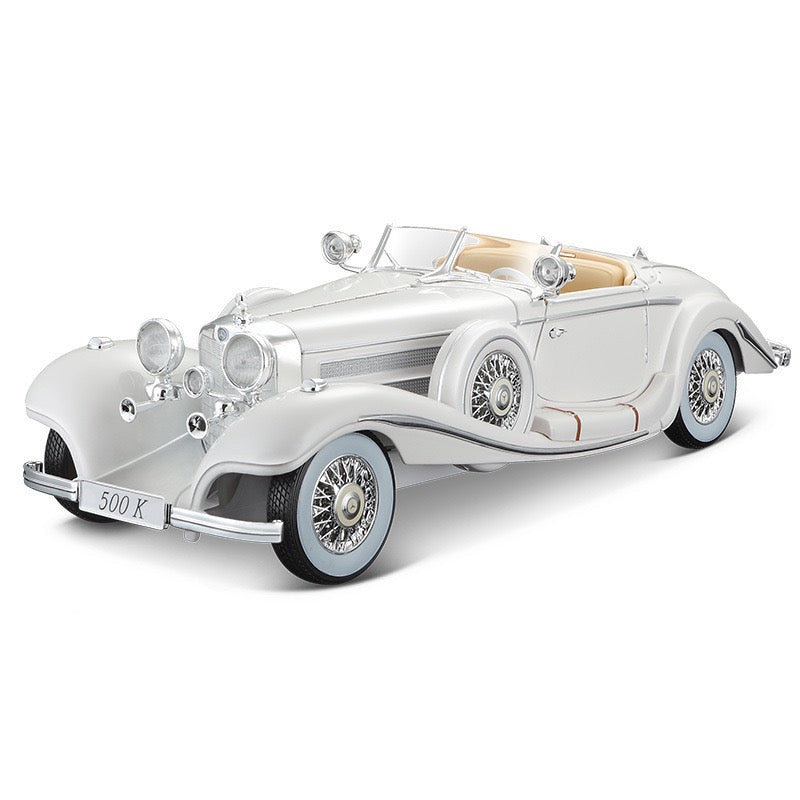 1:18 Mercedes-Benz 1936 500K Special Roadster Die Cast Model Car