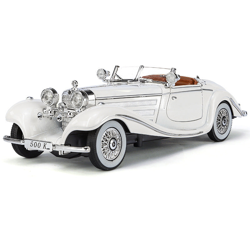 1:24 Mercedes-Benz 1936 500K Special Roadster White Die Cast Model Car