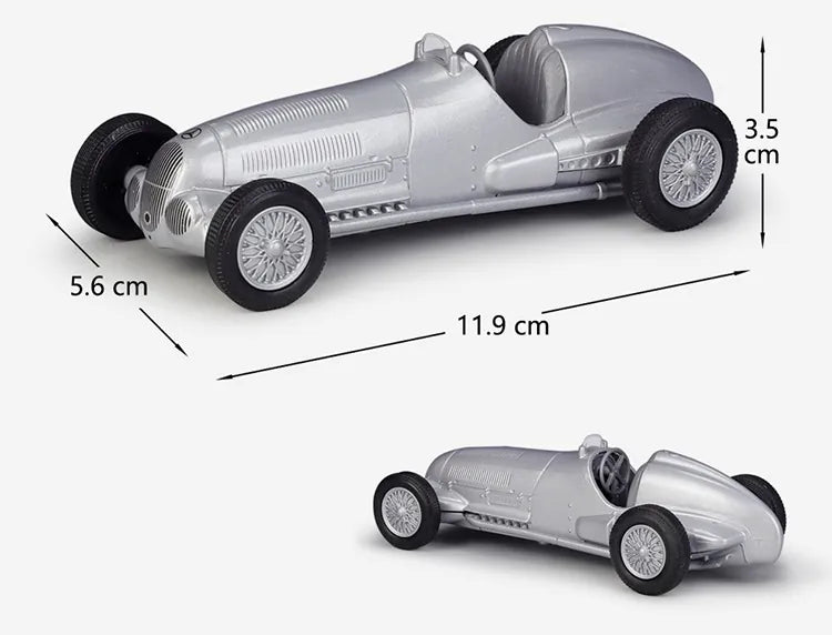 1:36 Mercedes-Benz 1937 W125 Die Cast Model Car