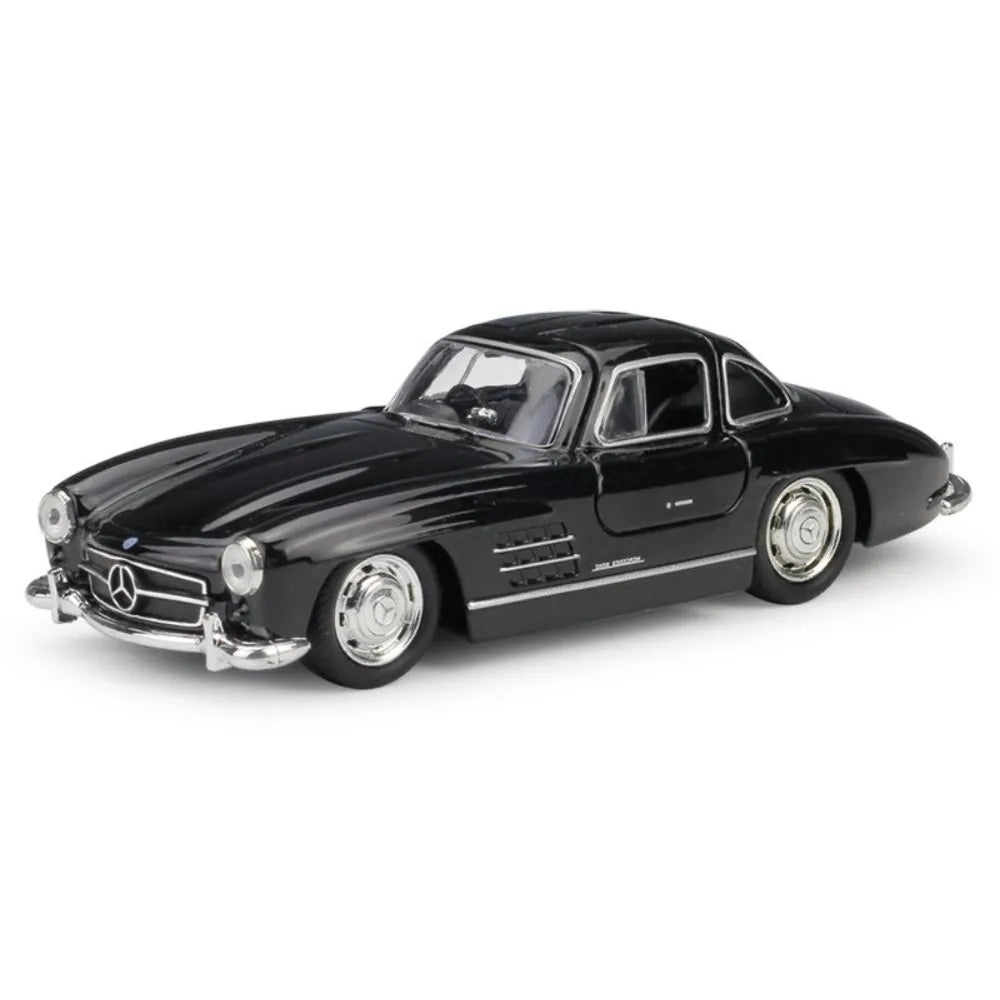 1:36 Mercedes-Benz 1954 300 SL Roadster Black Die Cast Model Car