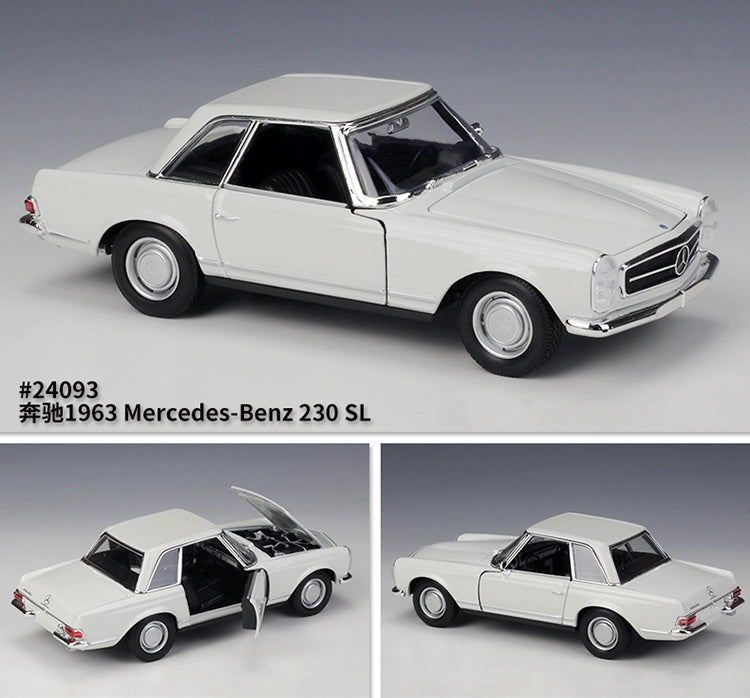 1:24 Mercedes-Benz 1963 230SL Die Cast Model Car