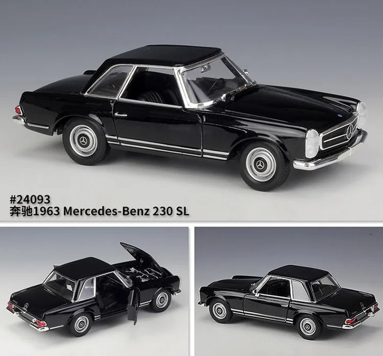 1:24 Mercedes-Benz 1963 230SL Die Cast Model Car