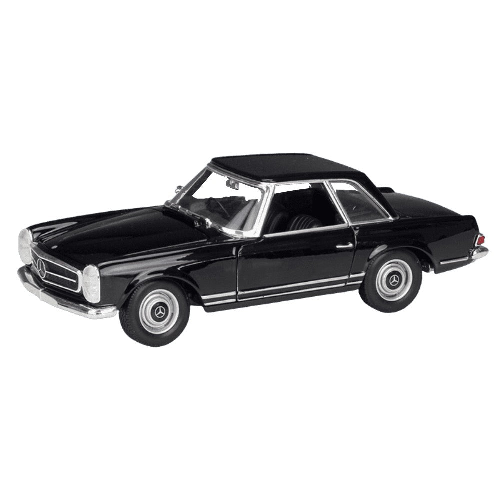 1:24 Mercedes-Benz 1963 230SL Black Die Cast Model Car