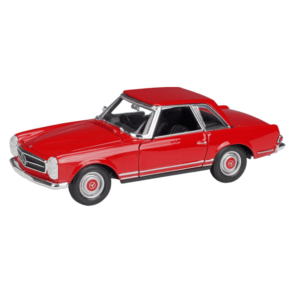 1:24 Mercedes-Benz 1963 230SL Red Die Cast Model Car