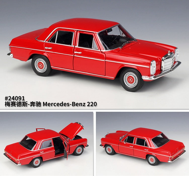 1:24 Mercedes-Benz 1973 220 Die Cast Model Car