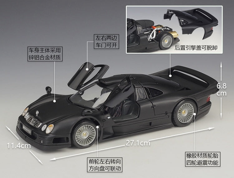 1:18 Mercedes-Benz 2010 CLK GTR Street Version Die Cast Model Car