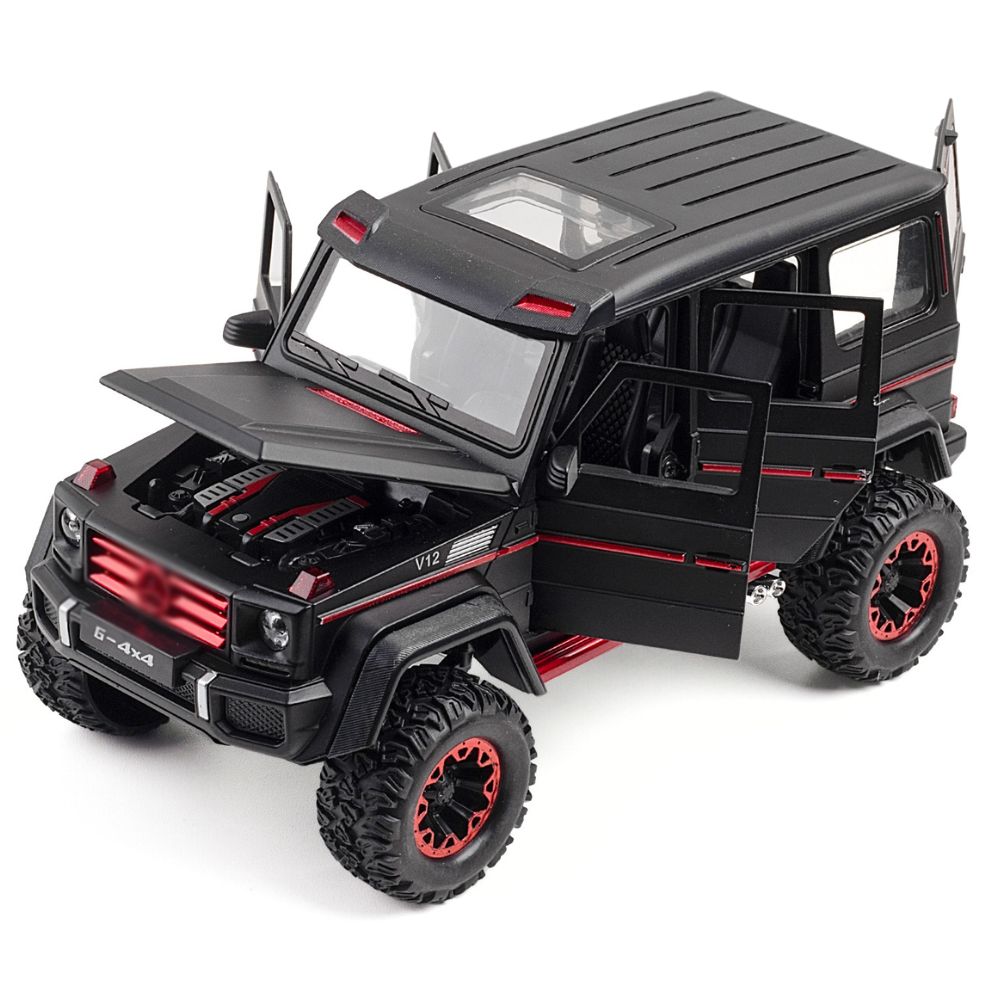 1:24 Mercedes-Benz 2015 G500 4×4² Black Die Cast Model Car