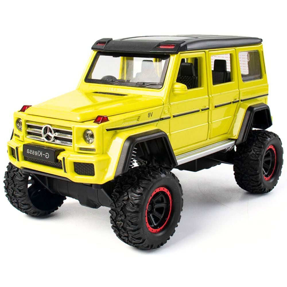 1:32 Mercedes-Benz 2015 G500 4×4² Yellow Die Cast Model Car