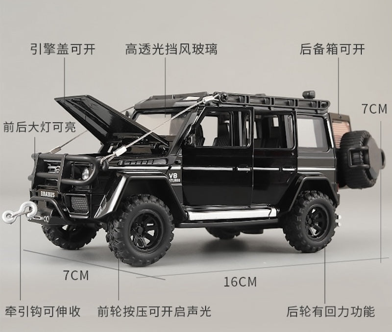 1:32 Mercedes-Brabus 2017 G550 4×4² Die Cast Model Car