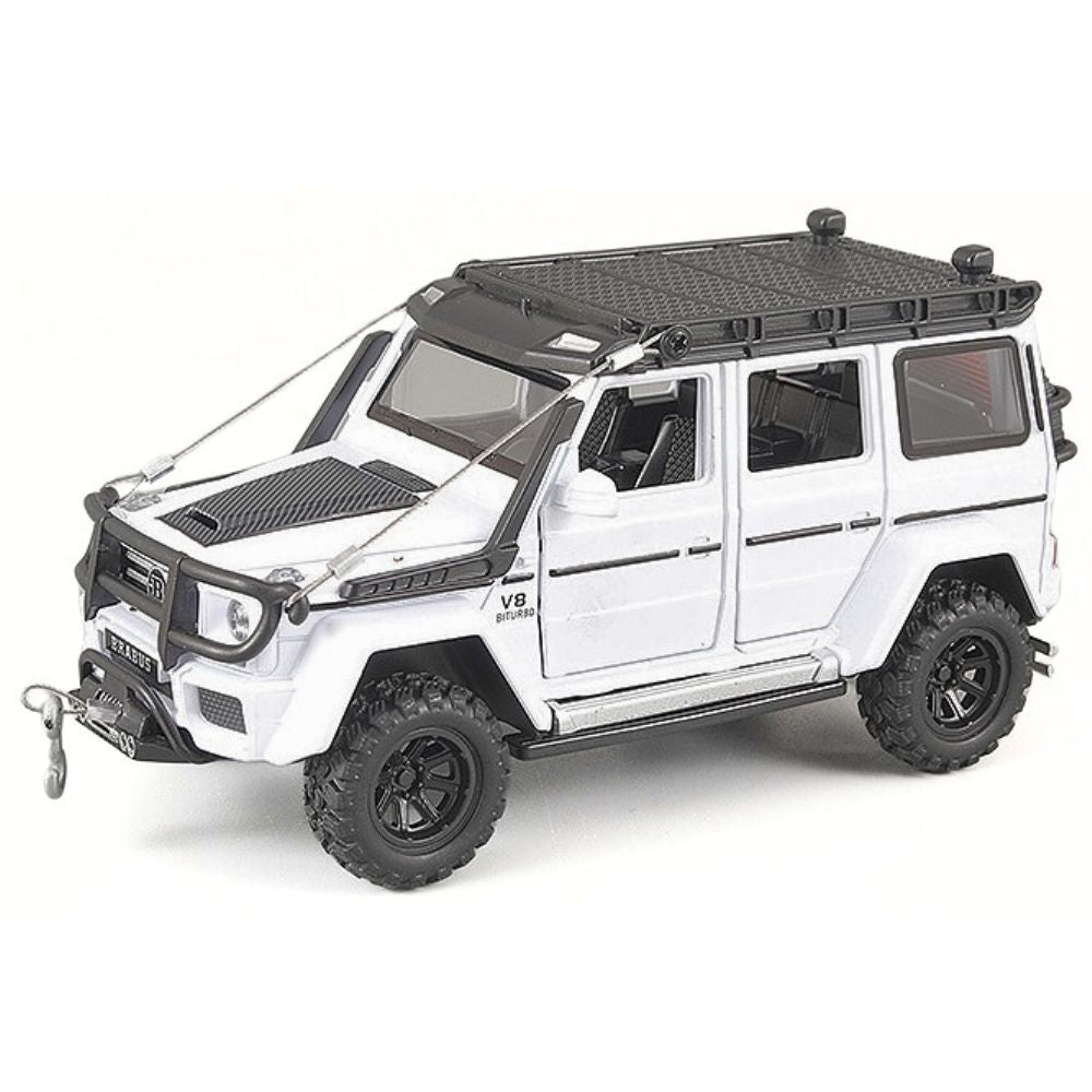 1:32 Mercedes-Brabus 2017 G550 4×4² White Die Cast Model Car