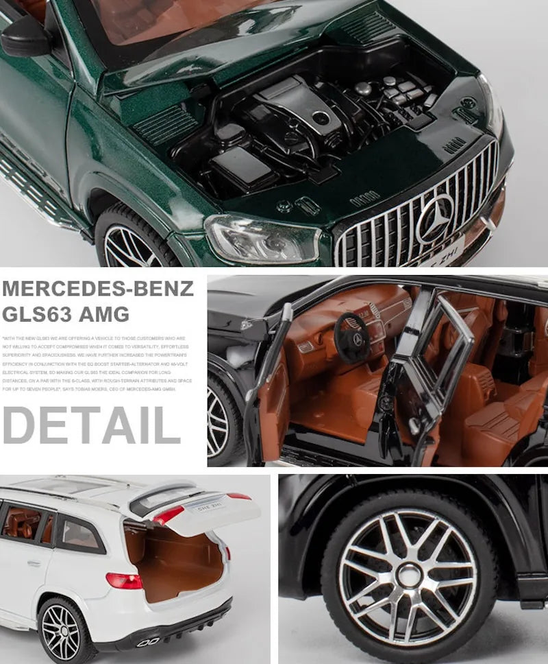 1:24 Mercedes-Benz 2020 GLE 63S Die Cast Model Car