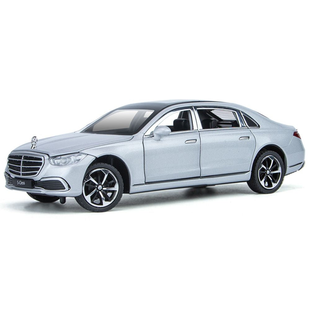 1:24 Mercedes-Benz 2020 S-Class W223 Silver Die Cast Model Car